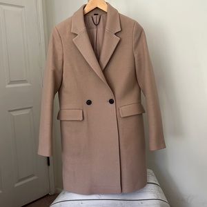 Allsaints camel wool coat, size 2